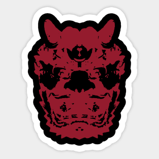Oni Japanese Demon Sticker